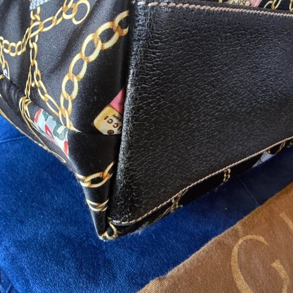 Pristine used condition RARE Gucci Charmy Tote and Wallet Bundle w/Dustbag - Picture 7 of 15